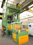 Cogeim Continuous feed  tunnel type - mesh-belt shot blasting machine for metallic parts - STL Series Shotblasting Machines 